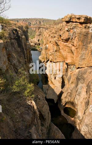 Blye river canyon, Bourkes Lucky buche, Sud-Africa Foto Stock