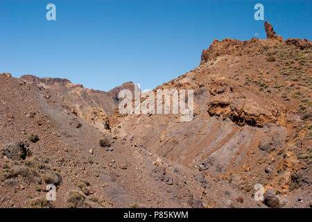 Landschap El Teide Tenerife; paesaggio El Teide Tenerife Foto Stock