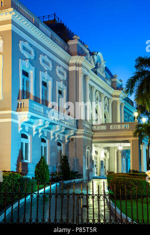 Puerto Rico a Centro di accoglienza (ex Antiguo Casino de San Juan), Stile Beaux Arts, Old San Juan, Puerto Rico Foto Stock