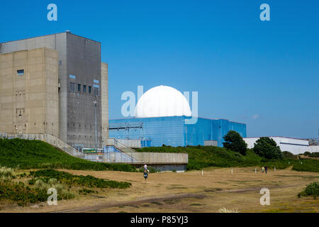 Inghilterra, Suffolk, Sizewell centrale nucleare Foto Stock