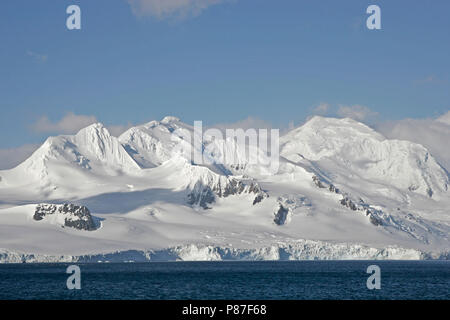 Scenario Half Moon Island, Antartide Foto Stock