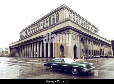 Chicago's Union Station nel cuore della città, Giugno 1974 Foto Stock
