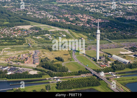 Luchtfoto van landschap; foto aerea del paesaggio Foto Stock