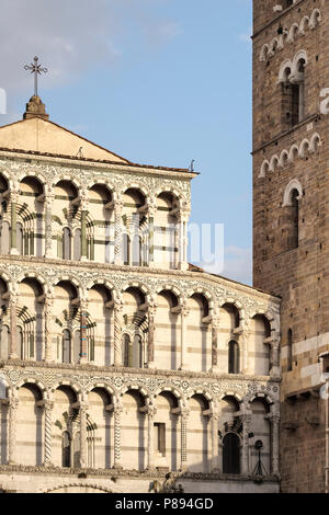 Cattedrale di San Martino, Cattedrale di San Martino, in Piazza San Martino, Lucca, Toscana, Italia, Europa Foto Stock