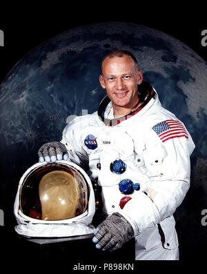 Astronauta Edwin E. Aldrin Jr. Foto Stock