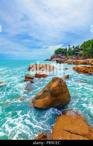 La splendida natura di Koh Samui in Thailandia. Foto Stock