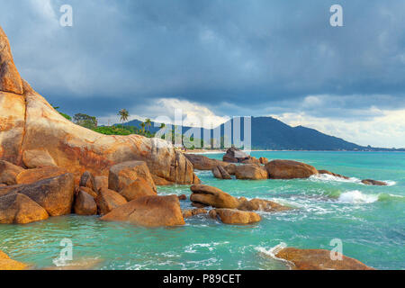 La splendida natura di Koh Samui in Thailandia. Foto Stock