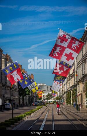 Illustrazione della città di Orleans, (45) Loiret, Centre, Francia Foto Stock