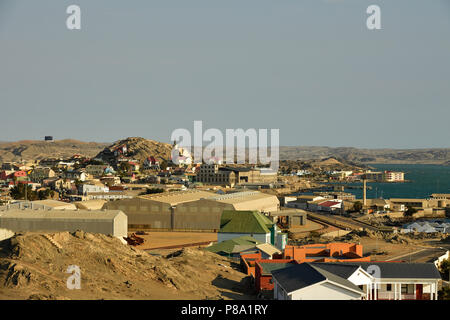 Lüderitz, vista città, Karas, Namibia Foto Stock