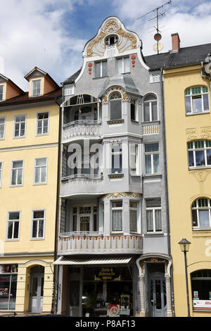 Eleganti appartamenti case a Weimar e Turingia, Germania, Europa Foto Stock