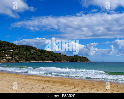 Spiaggia Spiaggia Lido al Golfo Stella, Elba, Regione Toscana, Provincia di Livorno, Italia, Europa Foto Stock
