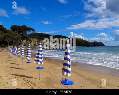 Spiaggia Spiaggia Lido al Golfo Stella, Elba, Regione Toscana, Provincia di Livorno, Italia, Europa Foto Stock