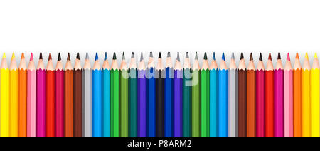 fila scritta colorata