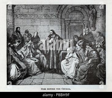 Huss dinanzi al Consiglio. Museo: Collezione privata. Foto Stock