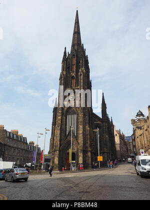 EDINBURGH, Regno Unito - circa giugno 2018: il mozzo venue (ex Tolbooth Kirk) Foto Stock