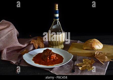 Cordovan tipica ricetta della coda di vitellone stufato di carne Foto Stock