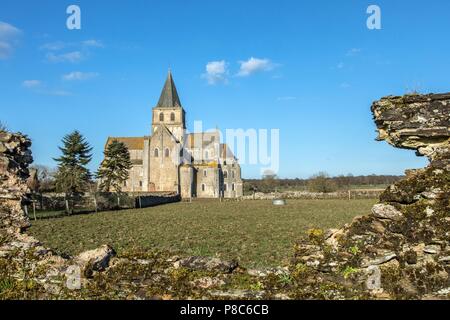 La Normandia medievale, Francia Foto Stock