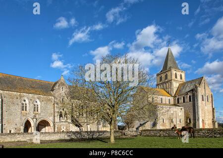 La Normandia medievale, Francia Foto Stock