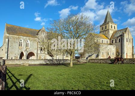 La Normandia medievale, Francia Foto Stock