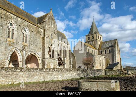 La Normandia medievale, Francia Foto Stock