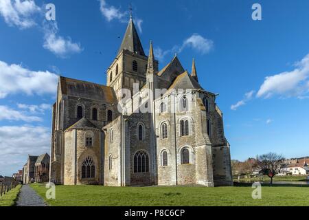 La Normandia medievale, Francia Foto Stock