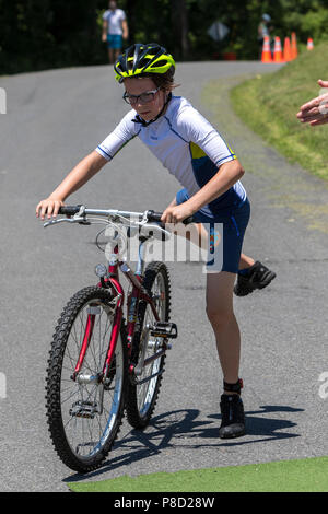 2018 Stissing Kid's Triathlon Foto Stock