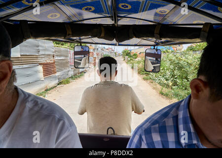 I campi di morte al di fuori di Phnom Penh, Cambogia Foto Stock