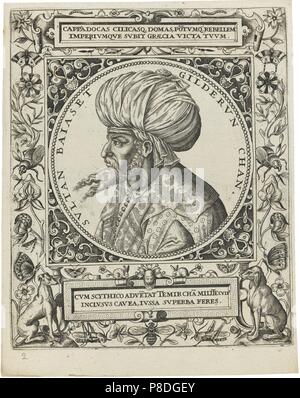 Ritratto di Sultan Bayezid I. Museo: Collezione privata. Foto Stock