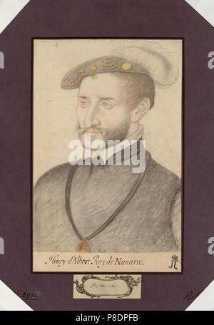 Ritratto di Enrico II di Navarra (1503-1555). Museo: Membro Hermitage di San Pietroburgo. Foto Stock