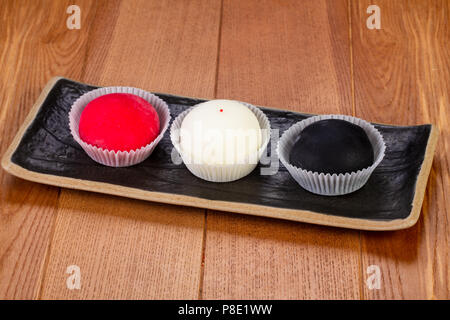 Giappone deliziosi dessert con crema di latte Foto Stock