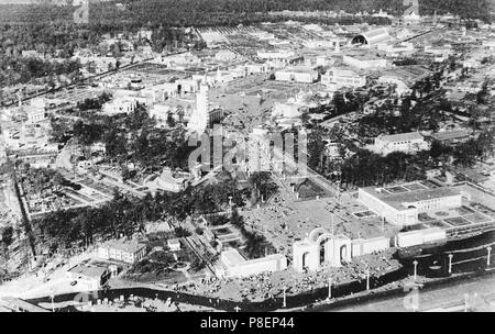 Vista panoramica della All-Union Fiera Agricola (VSKhV). Museo: Stato russo, film e foto di archivio, Krasnogorsk. Foto Stock