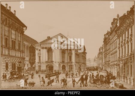 Il Teatro Estates in Praga. Museo: Collezione privata. Foto Stock