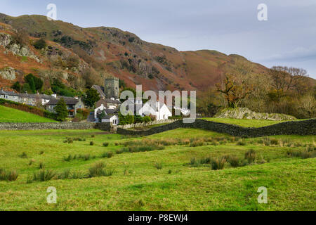 Cappella stile nel Parco nazionale del Lake District in Cumbria, Inghilterra. Foto Stock