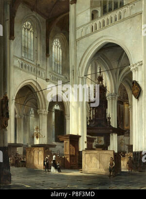 Springer Cornelis - Interno della Nieuwe Kerk di Amsterdam Foto Stock