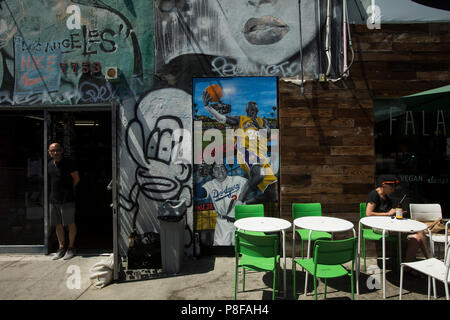 Melrose Avenue, West Hollywood, Los Angeles, California, Stati Uniti d'America Foto Stock