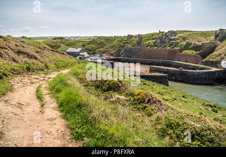 Porth-porto di guadagno in Pembrokeshire Foto Stock