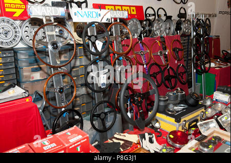 Classic car ruote sterzanti, ruote motrici Foto Stock