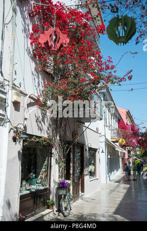 La città vecchia, Nafplio, Argolis, Peloponneso, Grecia, Nauplia, Nauplion, Nafplion Foto Stock