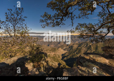 Sunrise a Posada Barrancas, Messico Foto Stock