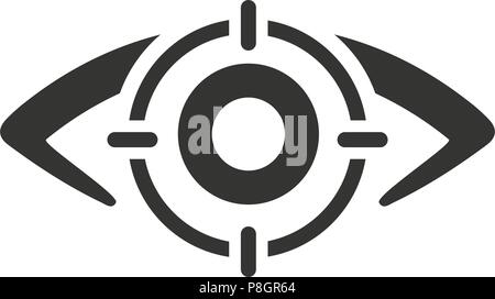 Occhio icona di scansione Illustrazione Vettoriale