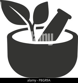 Medicina alternativa icona Illustrazione Vettoriale