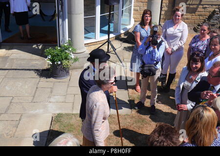 Harrogate, Regno Unito. 11 Luglio, 2018. Princess Anne frequentando il centosessantesimo grande Yorkshire mostrano in Harrogate Credito: Yorkshire Pics/Alamy Live News Foto Stock