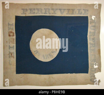 8 Arkansas Hardee bandiera di pattern. Foto Stock