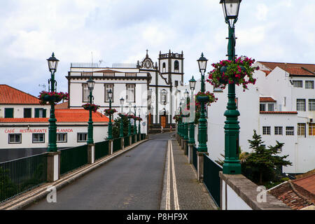 NORDESTE, Portogallo - Giugno 29th, 2018: La città del Nordeste, che è il centro dell'area nord est sull isola Sao Miguel, Azzorre. Foto Stock