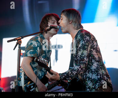 Pete Doherty esegue sul palcoscenico,​ sessioni di domenica, Scozia, Dalkeith Country Park, Edimburgo domenica 24 giugno 2018: Photo credit Martin osso Foto Stock