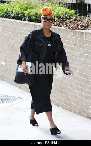 Emeli Sande fuori ITV Studios con: Emeli Sande dove: Londra, Regno Unito quando: 11 giu 2018 Credit: rocciosa/WENN.com Foto Stock