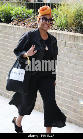 Emeli Sande fuori ITV Studios con: Emeli Sande dove: Londra, Regno Unito quando: 11 giu 2018 Credit: rocciosa/WENN.com Foto Stock