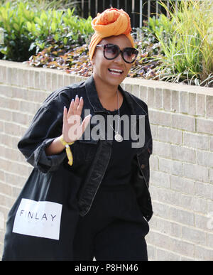 Emeli Sande fuori ITV Studios con: Emeli Sande dove: Londra, Regno Unito quando: 11 giu 2018 Credit: rocciosa/WENN.com Foto Stock