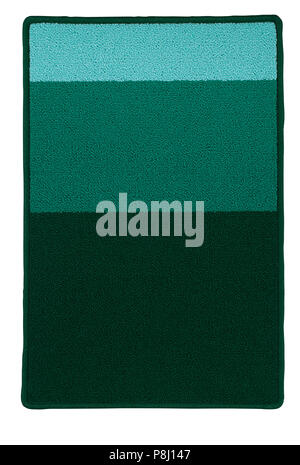 Configurazione astratta rug isolati su sfondo bianco. Includere il percorso di clipping Foto Stock