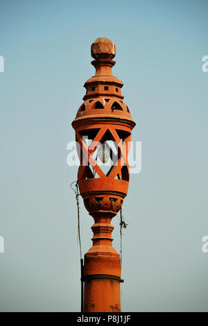 Lampada posta vicino a baldacchino, India Gate New Delhi, India Foto Stock